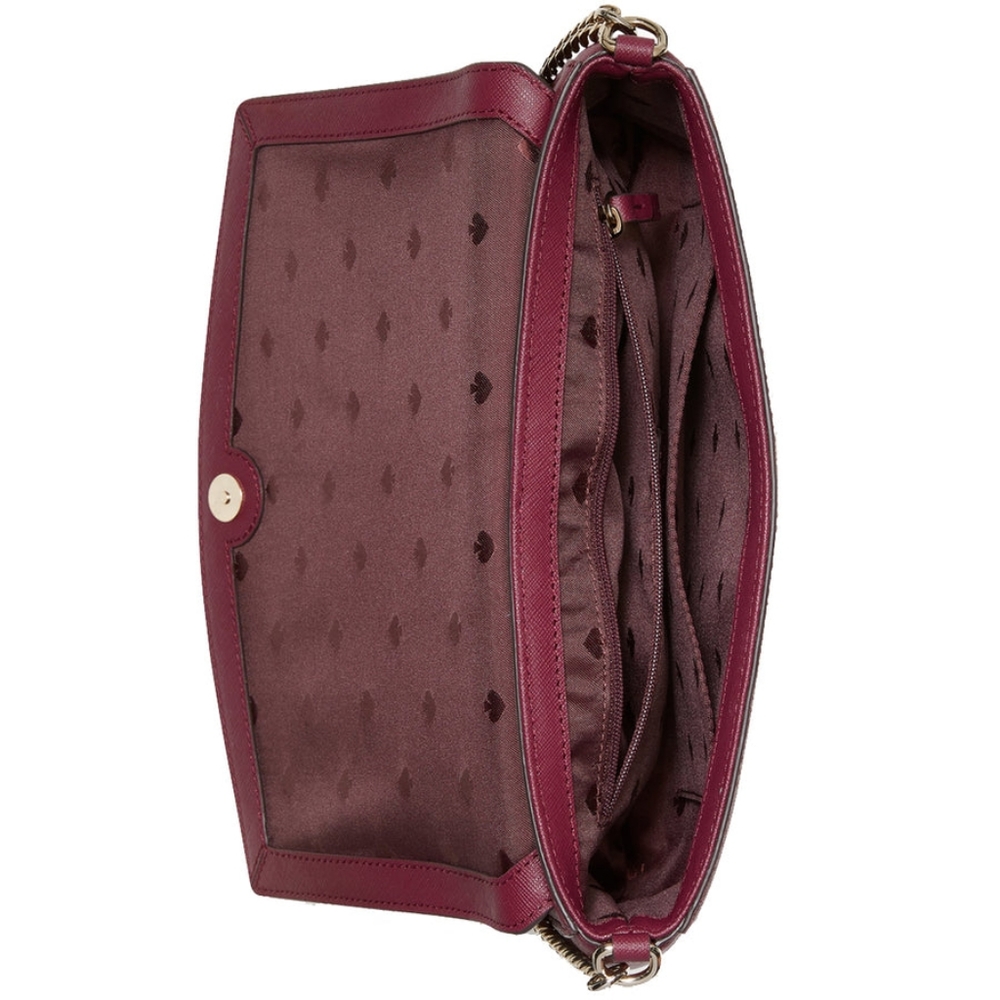 NWT Kate Spade Laurel Way Greer Bag in Blackberry - Picture 3 of 3